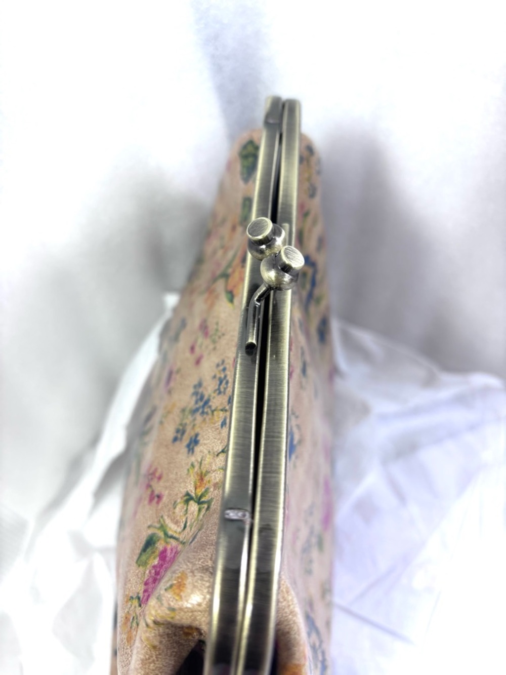 Patricia Nash Laureana Leather Sm Frame Satchel. Prairie Print. - Picture 5 of 9